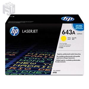 کارتریج لیزری زرد اچ‌پی مدل HP 643A